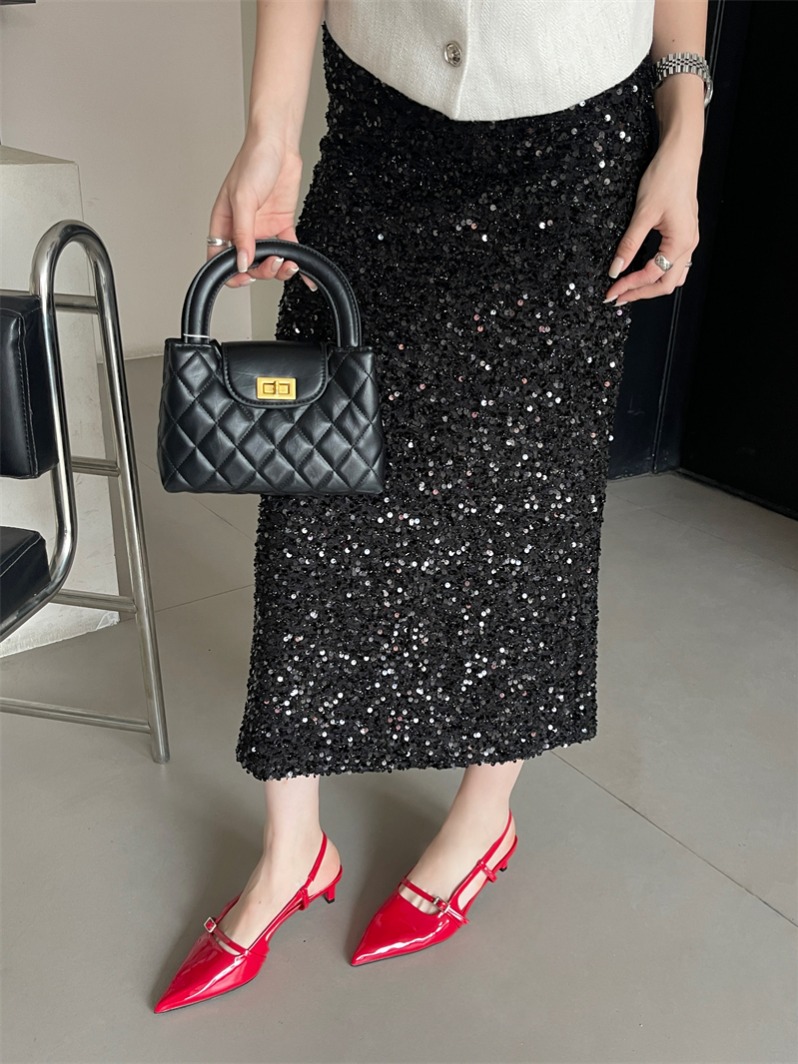 2024 New Low Heel Closed Toe Ankle Strap Sandals for Women - Image 3