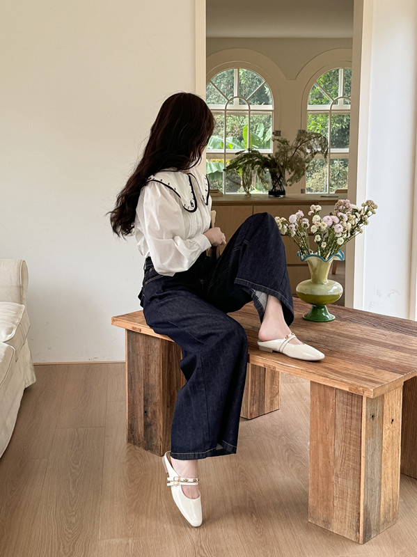 French Style Lazy One-Step Enclosed Half Slippers for Women 2025 Spring New Fashion Versatile Square Toe Mules