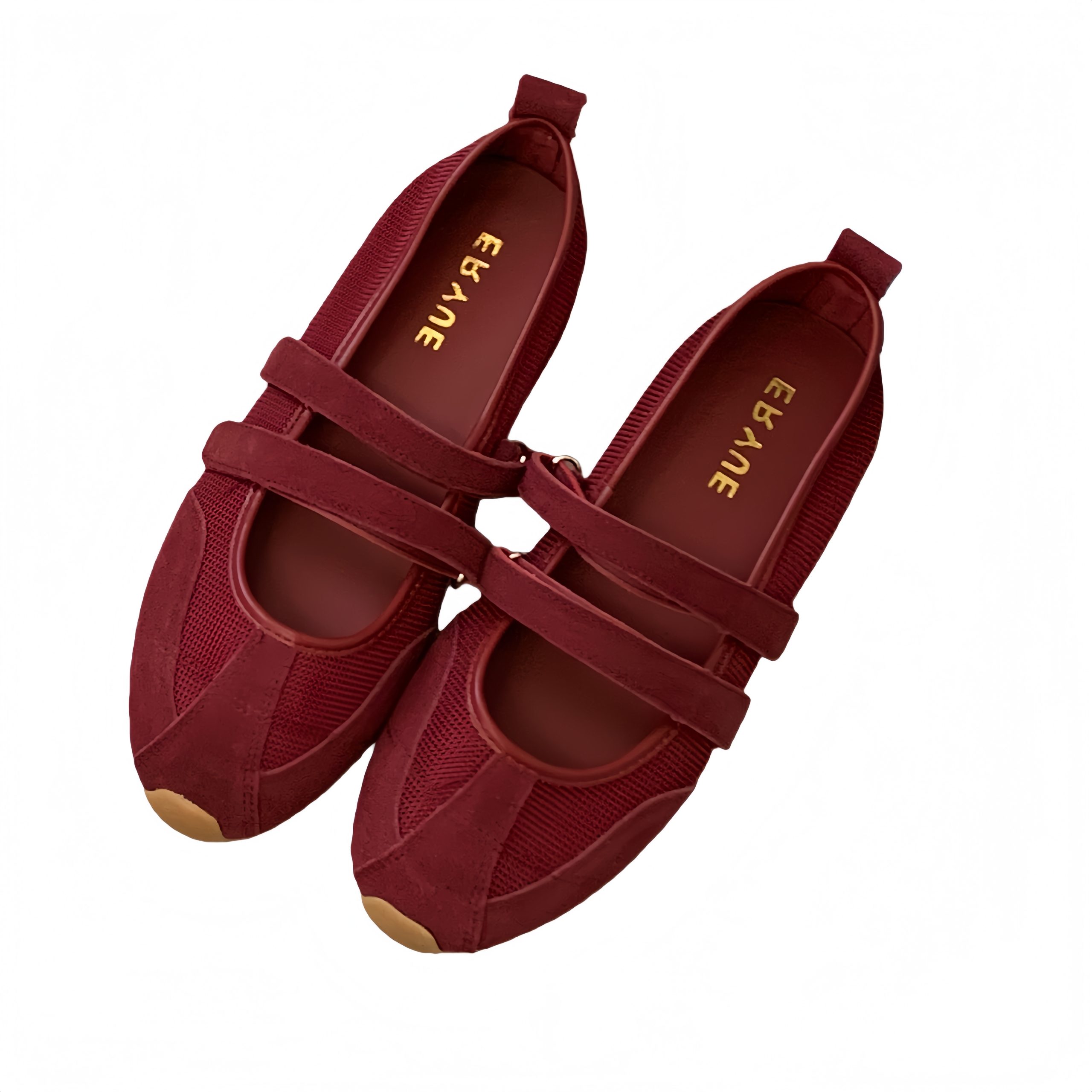 Vintage Casual Velcro Leather Mary Jane 2026 Spring New Soft German Training Flat Shoes - Image 5