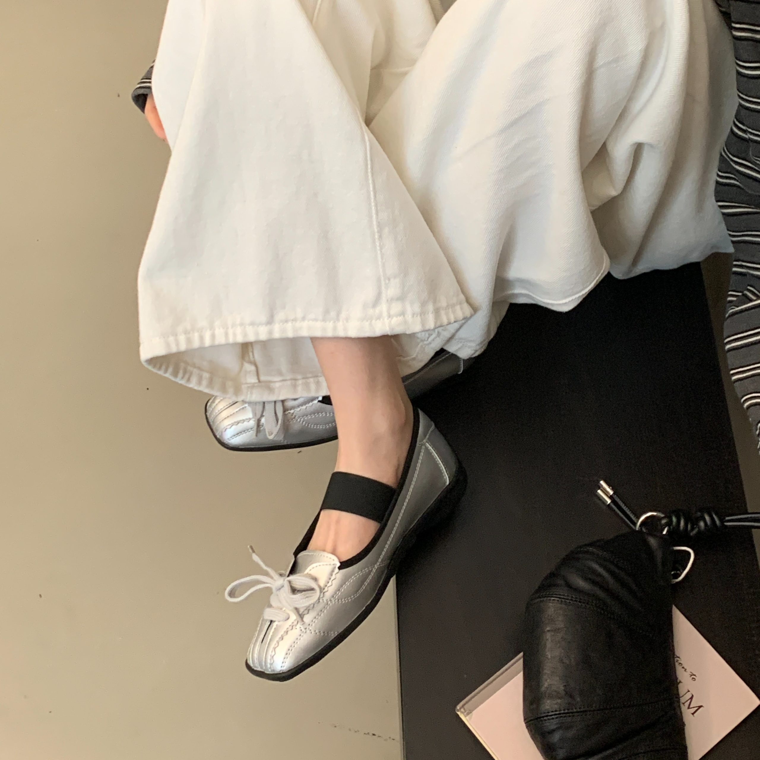 Thick Sole Lace-Up Casual Shoes 2026 Spring Summer New Style Versatile Fairy Style German Training Shoes - Image 3