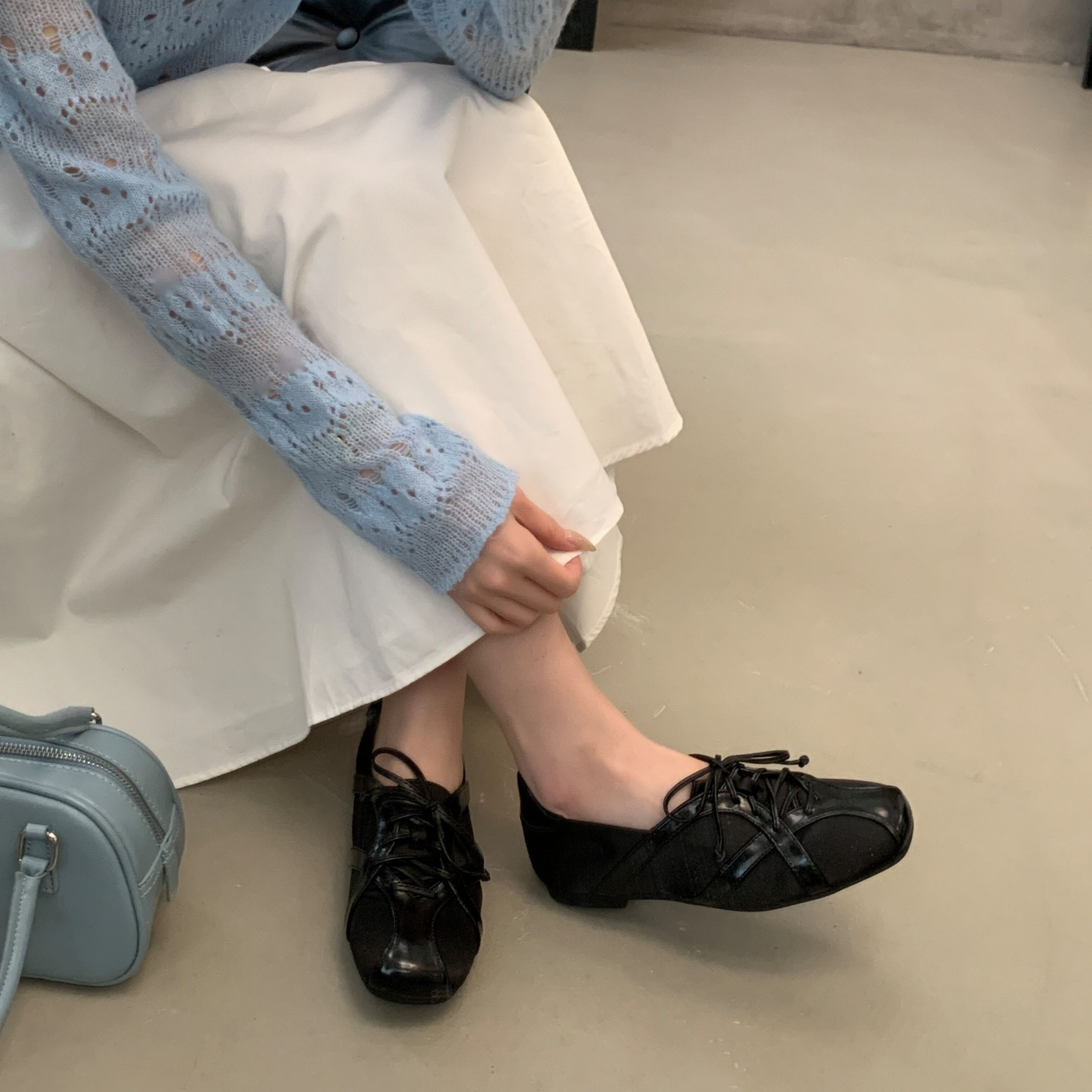 Korean Style Mary Jane Shoes for Women 2026 Spring Summer Flat Low Top Shoes - Image 2