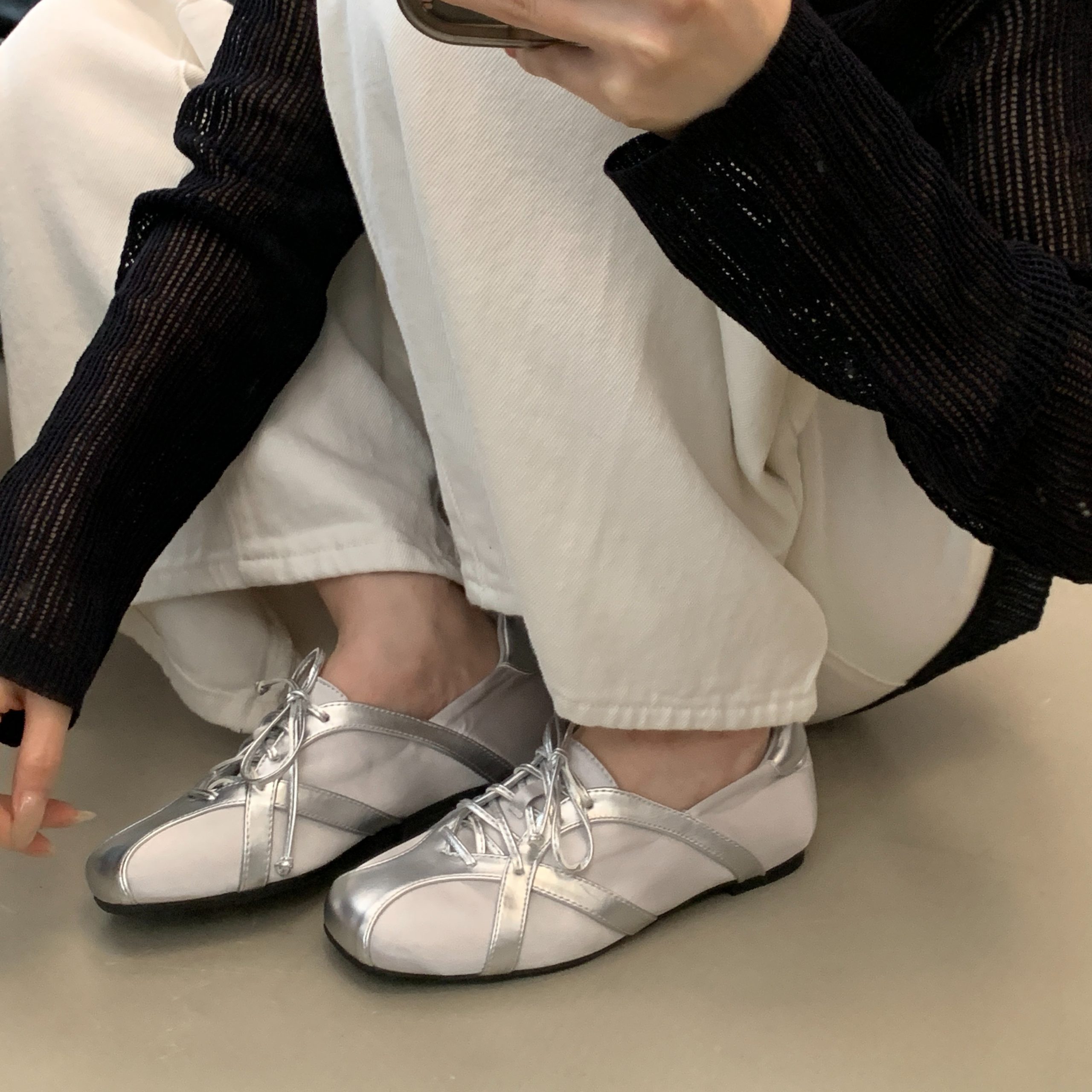 Korean Style Mary Jane Shoes for Women 2026 Spring Summer Flat Low Top Shoes - Image 3
