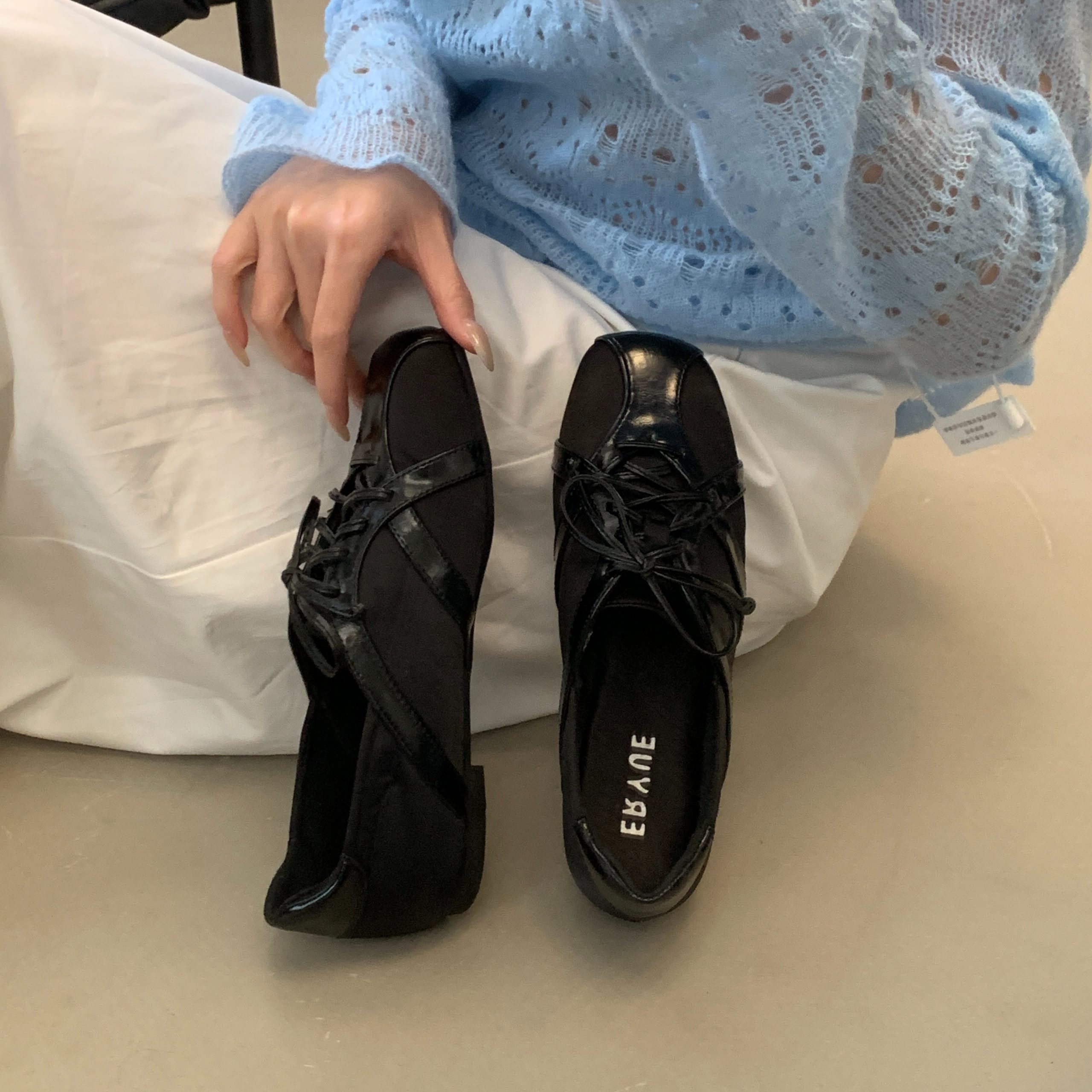 Korean Style Mary Jane Shoes for Women 2026 Spring Summer Flat Low Top Shoes - Image 4