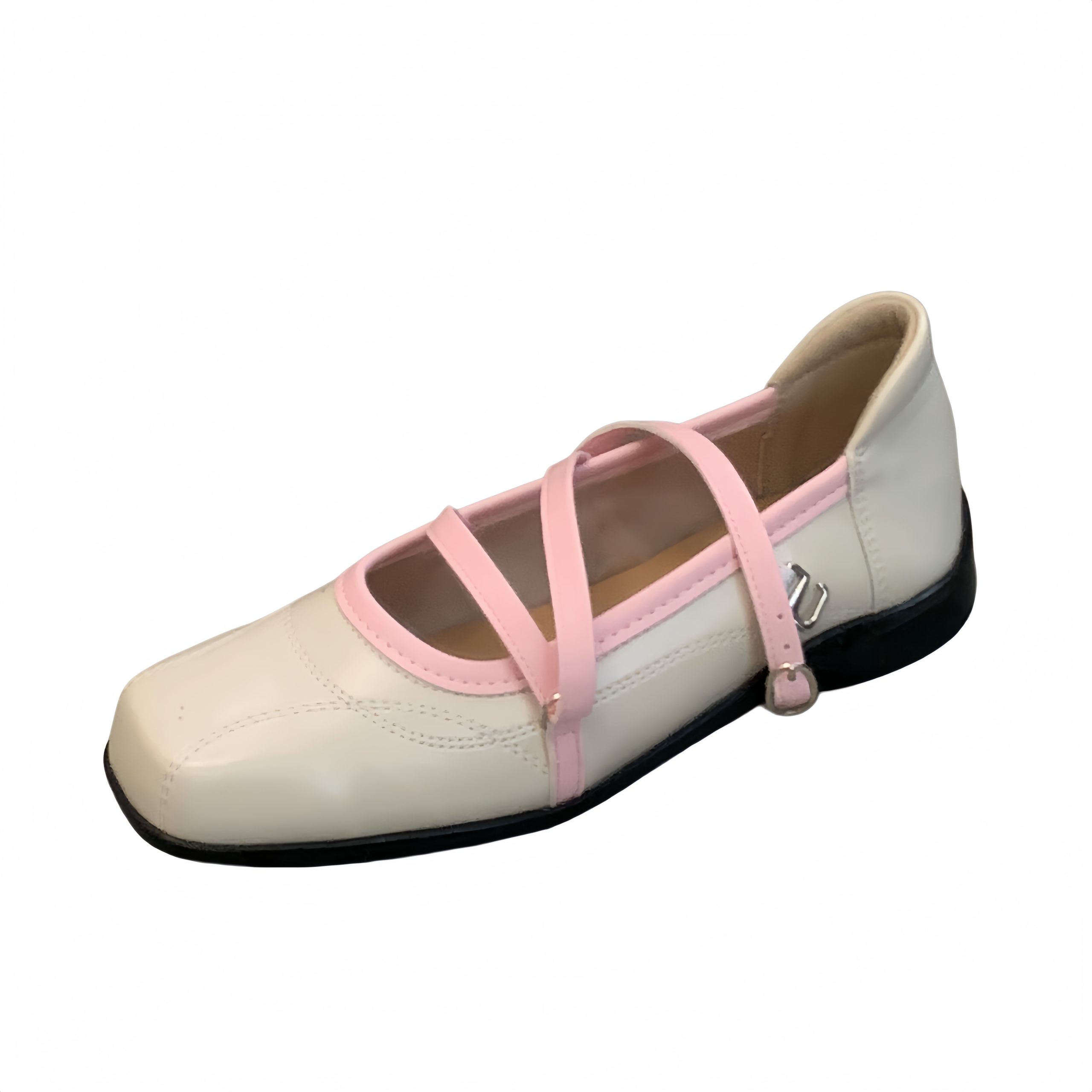 French Ballet Flats 2026 Spring Summer Korean Style Buckle Square Toe Mary Jane Flat Shoes - Image 5